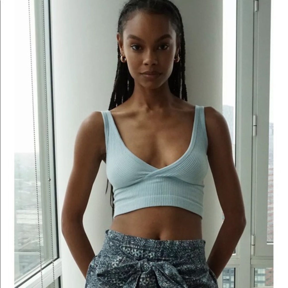 Out From Under Drew Seamless Surplice Bra Top